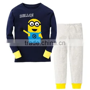 Bulk Wholesale Spring Winter Clothing Set Cotton Kids Pajamas thumbnail-2