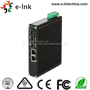 Само-конфигурируемый защищенный Ethernet-коммутатор с 2 портами 10/100/1000BASE-T и 2 портами 1000BASE-FX SFP thumbnail-1