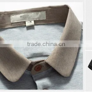 Good Quality Outdoor Two Color Sublimation Custom Man Polo T-Shirt 100% Cotton thumbnail-3
