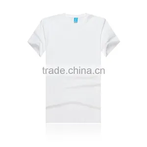 Wholesale High Quality Plain 100% Cotton White T-shirt 100% Plain Blank Cotton t Shirt Manufacturer thumbnail-6