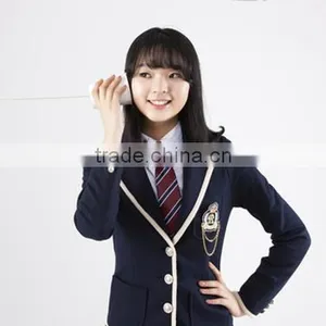 China Factory Price Juqian School Uniform Blazer Custom School Uniform Suit Designs thumbnail-4