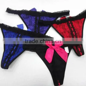 2014 Sexy Lace Lady G-string/sexy Sex Girls Photos Thong g String thumbnail-1