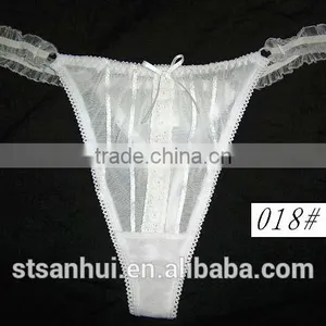 Transparent Panties Ladies Plain White G-strings Wholesale From China thumbnail-1