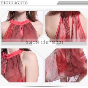 Customizable Lady Halter Dress,dress Long Red thumbnail-6