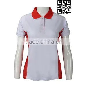 ANSI 100% Cotton White Women Sexy Polo Shirts thumbnail-2