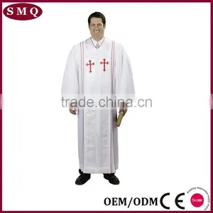 White Cheap Doctoral Clergy Robes thumbnail-1