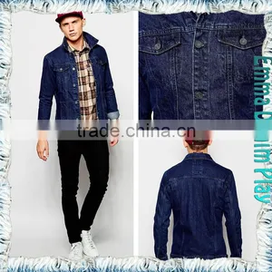 2016 Hot New Men's Vogue Blue Denim Jackets Street Wear Styles Outwears thumbnail-1