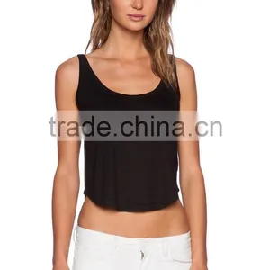 Contrast Mesh Knit Back Lace Tank Top thumbnail-1