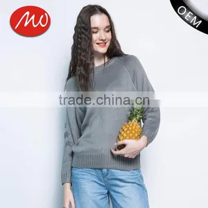 2017 Fashionable High Quality Back Design Custom Knitted Sweater With Best Price thumbnail-1