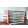 Gondola Display Units Shelving Supermarket With Round Hole Back Panel thumbnail-1