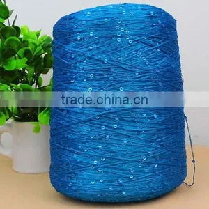 120D Polyester Yarn With 2mm Sequin for Knitting thumbnail-1
