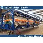 Customized Container Tank Semi Trailer With 20000 - 40000 Liters Capacity thumbnail-1