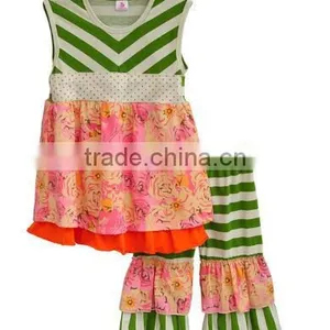 Summer Little Girls 2 Pieces Kids Children's Clothing Outfits thumbnail-5