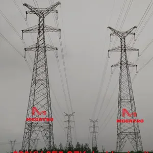 MEGATRO 220KV 2E5 SZK Double Circuit Tangent Transmission Tower thumbnail-1