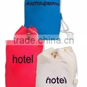 Reuseable Drawstring Dirty Nylon Laundry Bag thumbnail-1