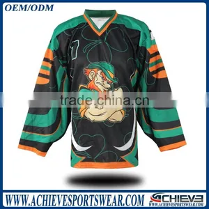 Sublimated Hockey Socks, Ice Hockey Socks With Hook and Loop thumbnail-4