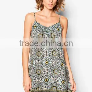 Beautiful Printed Casual Women Dress Short Summer Dress Girls Beach Dress Chiffon Printed Dress Floral Dress Cotton Belt Skirts thumbnail-5