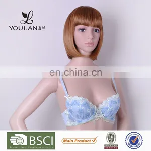 Made in China Popular Female White Ribbon School Girl Bra thumbnail-1