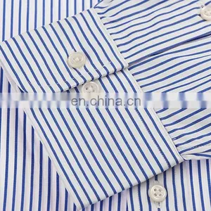 Fashion Slim Fit Stripe Shirt Business Men Dress Shirt in ShenZhen thumbnail-4