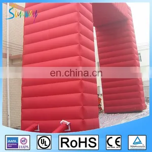 Giant Red Square Inflatable Finish Line Arch thumbnail-3
