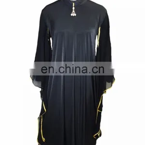 Plain Lycra Stretchable Burqa Abaya / Saudi Arabia Abaya 2017 (dubai Abaya 2017) thumbnail-1