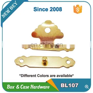 Manufacturer Supply Golden Metal Small Jewelry Box Lock thumbnail-2