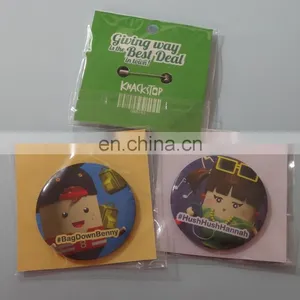 Hot Selling Custom Personnalised Button Pin and Badge in Card Supplies thumbnail-4