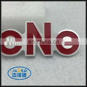 Custom Shape Printed 3D Metal Aluminum Nameplate Label thumbnail-3