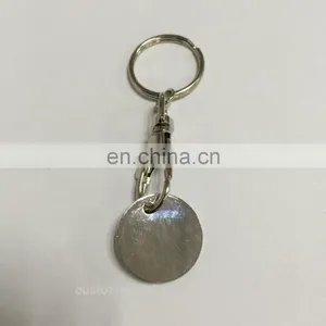 Custom Metal Key Chain With Customized Logo in Silver Finish and Colors Attached With Lobster Clasp thumbnail-3
