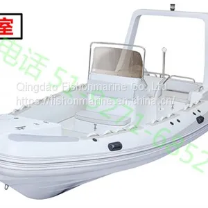 RIB680 1.2mm PVC Thermowelded Tube Rigid Inflatable Boat thumbnail-2