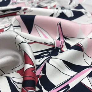 OEM Design Top Quality Custom Digital Printing Leopard Print Silk Chiffon Fabric For Dress thumbnail-1