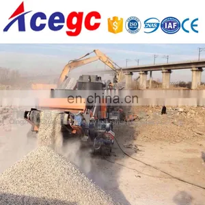 Construction Buildings Waste Recycling Plant Mobile Crushing and Classifying Station Into Stone,gravel,sand thumbnail-3