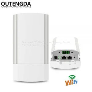 5GHz Outdoor CPE Elevator Wireless Bridge 1-2KM Range 450Mbps AP Router Access Point WIFI Repeater Extender Support WDS PoE thumbnail-2
