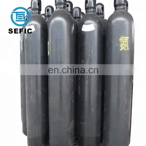Best Selling TPED Certificate EN ISO9809-1 25E Valve Seamless Steel 50L Nitrogen Cylinder With 99.99% Purity thumbnail-1