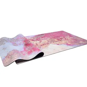 Custom Eco Friendly Digital Printed TPE Suede Yoga Mat thumbnail-2
