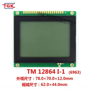 Lcd 128X64 Modules Display TM12864i-1 78x70mm Size 6963c Controller Stn Lcd 12864 Screen Lcd 128X64 Display Screen 12864 Lcd Module thumbnail-4