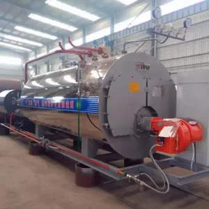 Industrial Fire Tube Type 0.5-20 Ton/h Natural Gas Diesel Oil Steam Boilers for Processing Vegetable Oil thumbnail-1