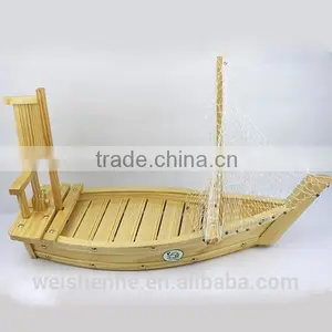 Wood Sushi Boat thumbnail-1