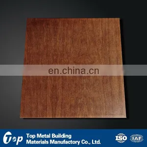 Pressed Metal Ceiling Panel Wood Ceiling Decoration thumbnail-4