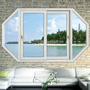 2 Panel Triple Design Sliding Windows Aluminium Window Manufacturers thumbnail-1
