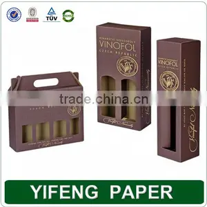 Corrugated Paperboard Packaging Cardboard 80ml Bottle Gift Box For 80ml Wine thumbnail-1