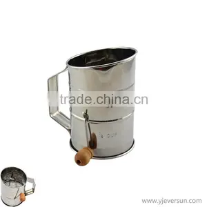 Hot Sale High Quality Flour Sugar Icing Mesh Sifter Shaker Baking Kitchen Tool Stainless thumbnail-1