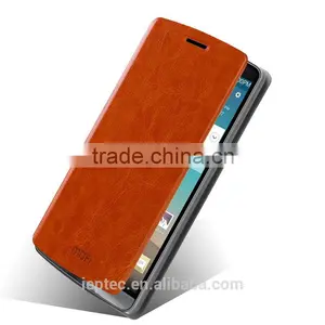 MOFi Brand RUI Series PU Leather Flip Phone Cases Cover for LG G3, TPU Back Cover for LG G3 thumbnail-6