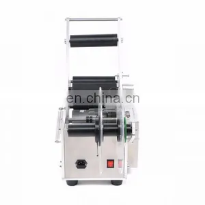 Semi Automatic Sticker Label Machine Cheap Price Labeling Machine Round Bottle thumbnail-3