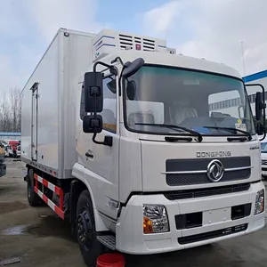 Factory Sale Dongfeng Tianjin 4*2 RHD 10tons-15tons Refrigerated Truck for Sale, Frozen Van Box Truck for Sale thumbnail-4