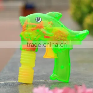 Newest Transparent Plastic Bubble Soap Gun Toy From China thumbnail-1