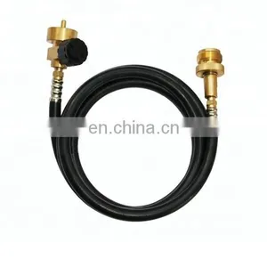 SC-015 Extension Hose 1.5M With Valve For Mapp Gas Welding Hand Torch Brass Made thumbnail-1