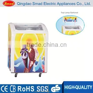 378L Supermarket Use Glass Door Coke Display Chest Fridge Saa thumbnail-4