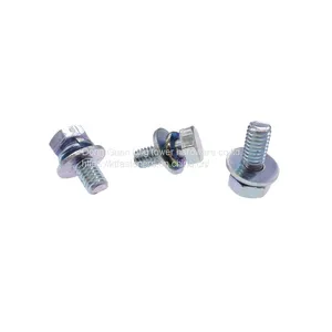 Non-standard Screw Manufacturer Stainless Steel External Hex 3 Parts Sems Screw thumbnail-3