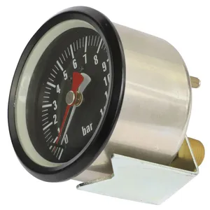 90283 Double Needle Double Tube Railway Locomotive Instrument 80mm Wind Pressure Barometer Railway Locomotive Pressure Gauge Manufacturer thumbnail-2
